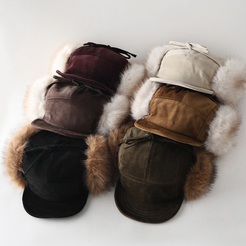 Corduroy Bomber Hat 5 Panel Un - Corduroy Cap 5 Panel 评论和价格