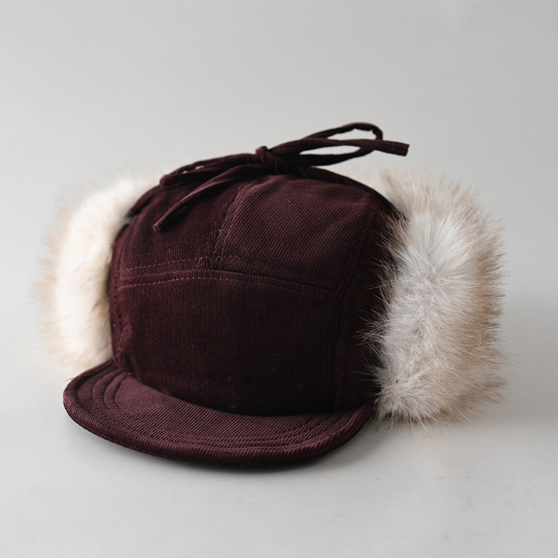 Corduroy Bomber Hat 5 Panel Un - Corduroy Cap 5 Panel 评论和价格