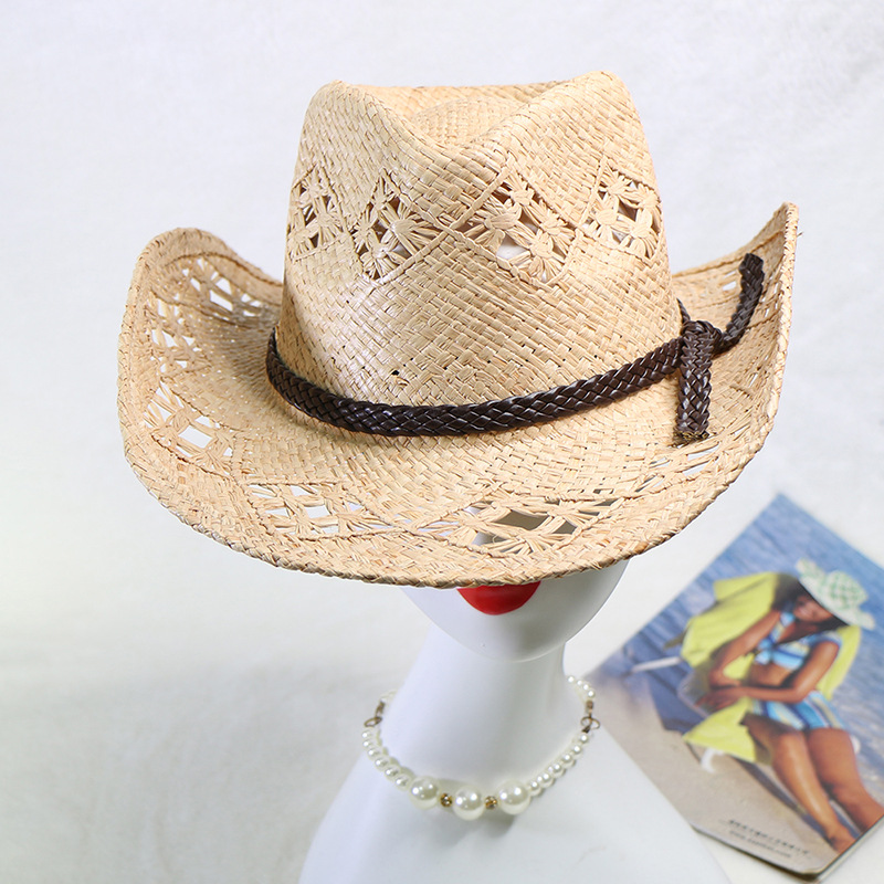 Ebay Hot Sale Raffia Hand-knit - Cowboy Hat Straw 评论和价格