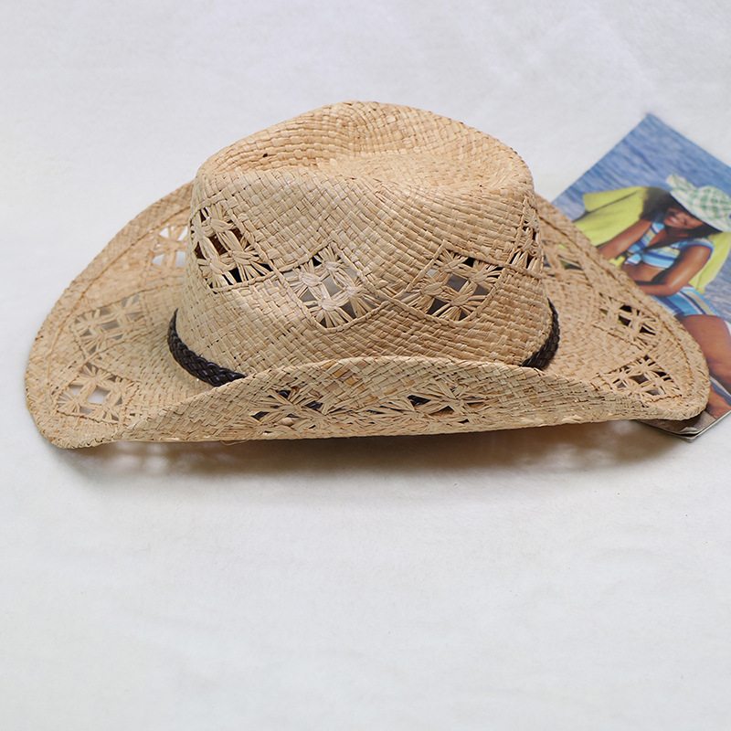 Ebay Hot Sale Raffia Hand-knit - Cowboy Hat Straw 评论和价格