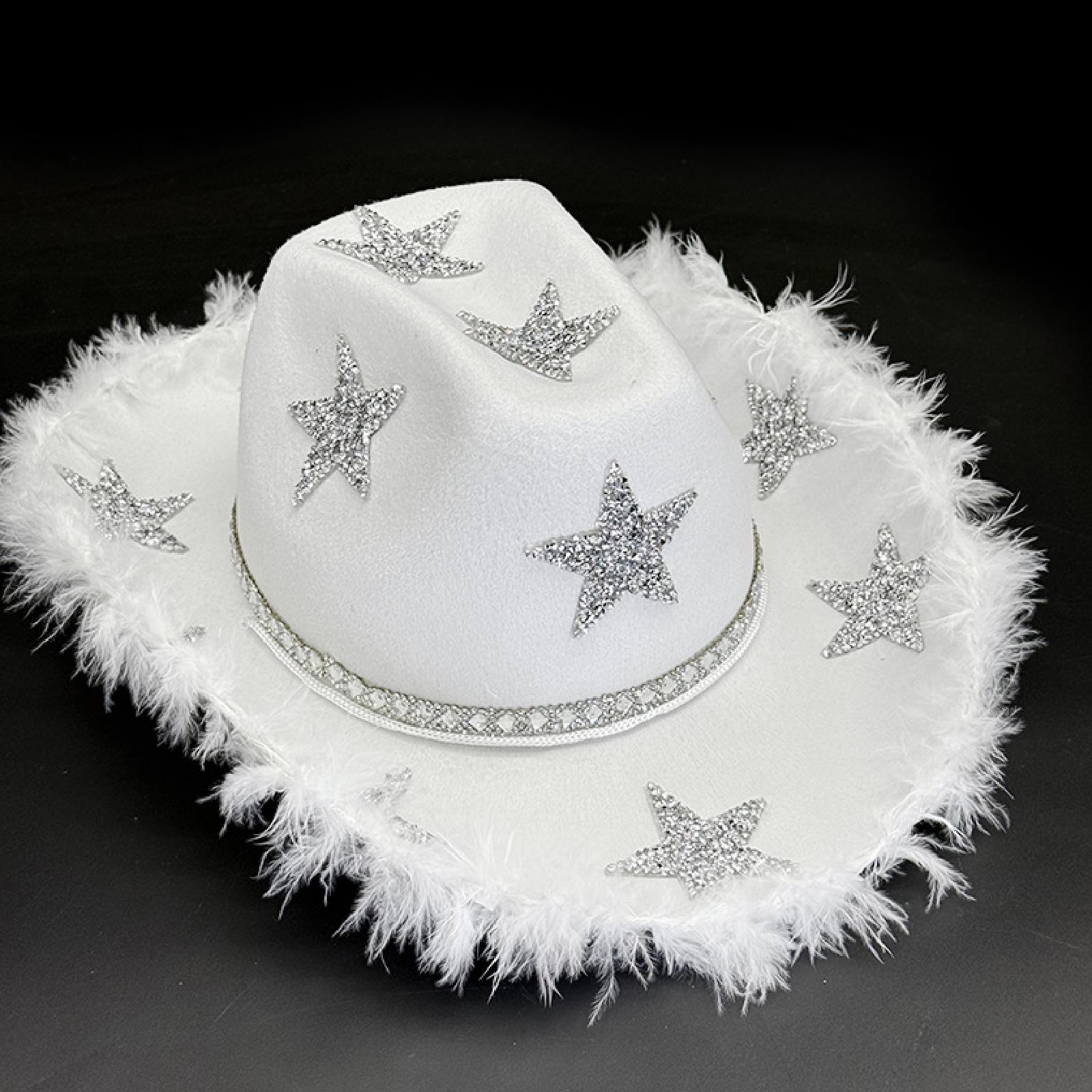 Women Cowboy Hat with Rhinesto - Cowboy Hat Straw 评论和价格