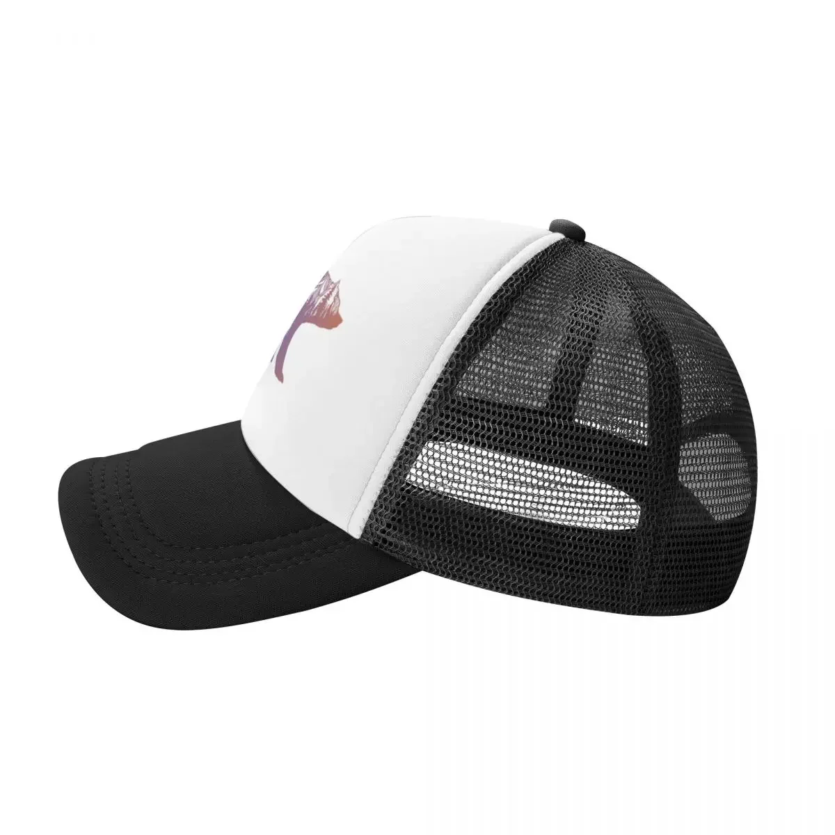 California Bear With Mountains - Trucker Cap Mesh 评论和价格