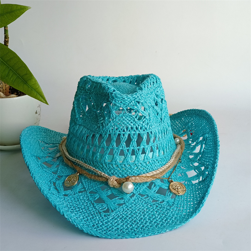 Straw Western Cowboy Hat for W - Cowboy Hat Straw 评论和价格