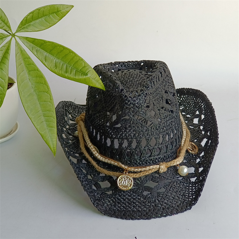 Straw Western Cowboy Hat for W - Cowboy Hat Straw 评论和价格